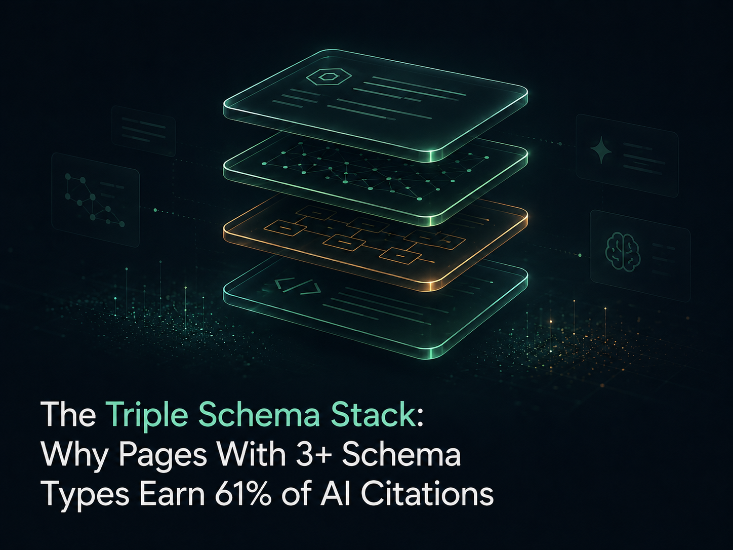The Triple Schema Stack: Why Pages With 3+ Schema Types Earn 61% of AI Citations